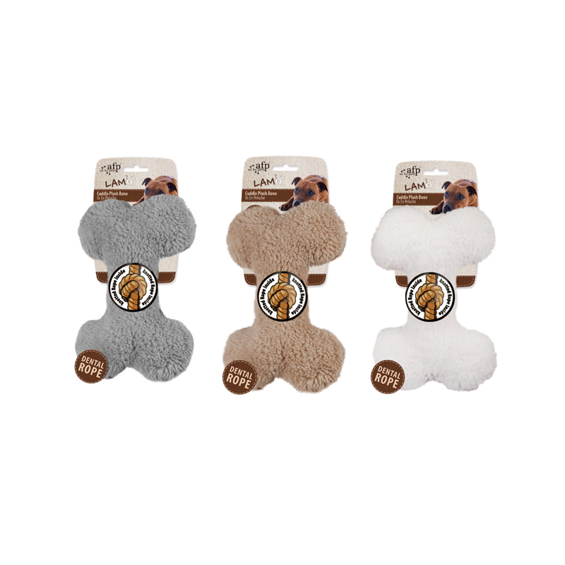PUPS -LAMBSWOOL-9"PLUSH BONE