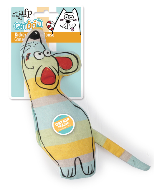 CATOON-KICKER CURIOUS MOUSE-BLUE