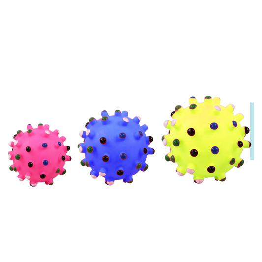 VINYL  SPIKY DOT BALL